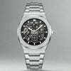 Summit M. 2203 - Skeleton Watch - Silver Black