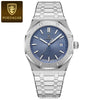 Apex M.0026 - Skeleton Watch - 924 Silver Blue