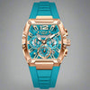 Vanguard M. 4222 - Skeleton Watch - Gold Cyan